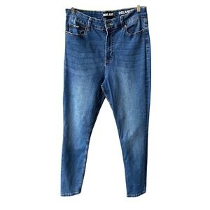 DKNY Jeans Pants Delancey High Rise Skinny Blue Denim Pants Stretch Size 29